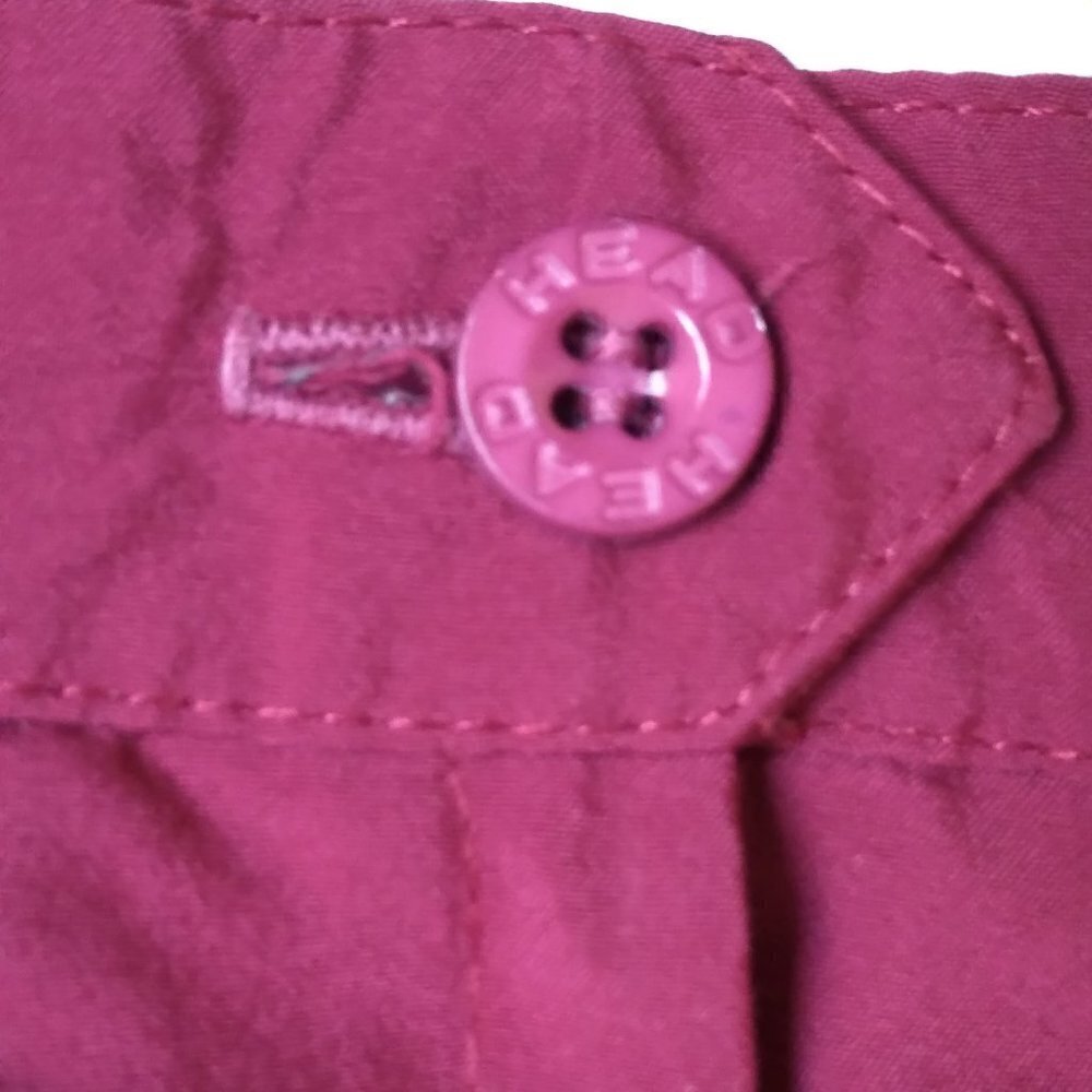 Head Vintage Hot Pink Pleated Peplum Front Mini Skirt USA Made Super Cute! SzS - Picture 7 of 8